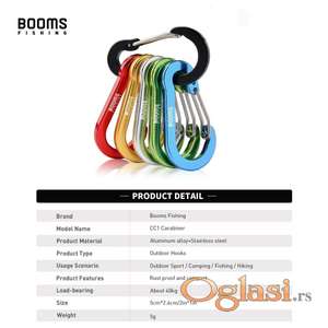 Set karabinjera 2" u 6 boja Aluminijum