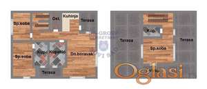 Na prodaju cetvorosoban na Telepu u izgradnji