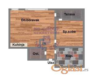 Dvosoban stan u izgradnji-Lipov gaj