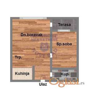 Jednoiposoban 37m2 Bulevar Patrijarha Pavla