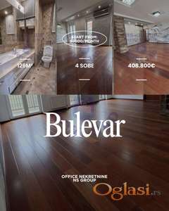 Četvorosoban stan u centru grada sa mogućnošću kupovine 1 ili 2 parking mesta!