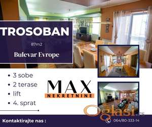 CETVOROSOBAN   BULEVAR  EVROPE