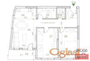 TELEP, 70m2, Trosoban sa pdv, Izgradnja