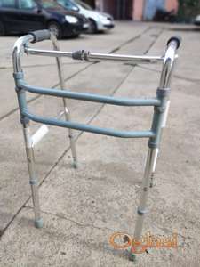 Sklopiva aluminijumska hodalica bez točkova – kao nova