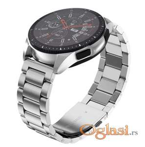 Siva metalna klasicna narukvica 22mm Samsung,Huawei watch