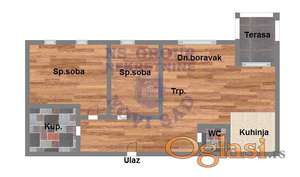 Dvoiposoban 60m2 Mišeluk