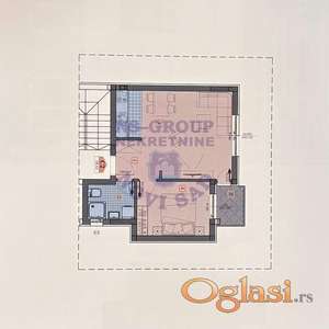 Jednoiposoban stan na Adicama