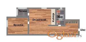 Jednoiposoban stan 43m2