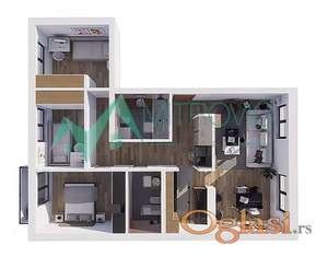 Novi Sad, Grbavica - Luksuzan vid stanovanja na lepoj i urbanoj lokaciji 
