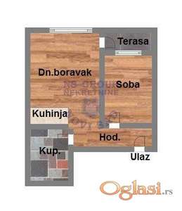 Dvosoban stan na Adicama u izgradnji,44m2