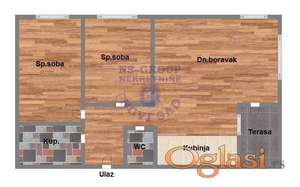 Komforan trosoban stan kod Instituta - Sremska Kamenica!