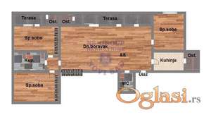 Odličan četvorosoban stan 120m2 - Bulevar Oslobođenja