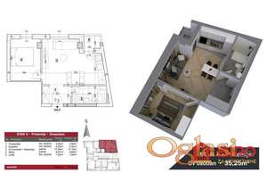 POVOLJAN JEDNOIPOSOBAN STAN NA PODBARI