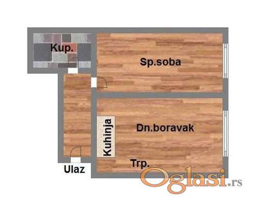 Jednoiposoban stan na Adicama