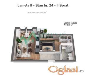 Novi Sad, Bulevar Evrope - Odličan stan na atraktivnoj lokaciji - kvalitetna granja 