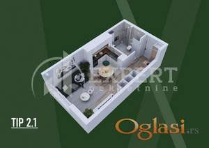 Jednosoban stan u luksuznom stambeno-poslovnom kompleksu