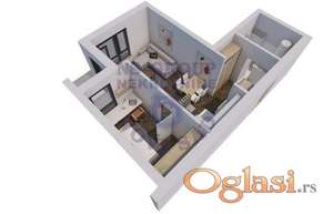 Jednoiposoban, 38m2 Miseluk
