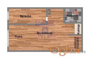 Dvosoban stan u Petrovaradinu,53m2