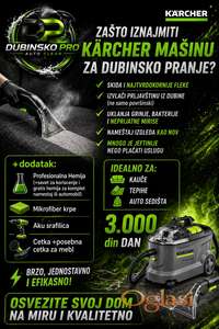 Iznajmljivanje masina za dubinsko pranje