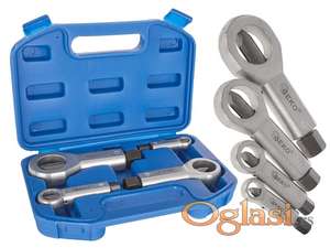 Set za zalomljene matica 4 kom 9-27 mm   9-12 mm 5/16 - 1/2  12-16 mm 1/2 - 5/8  16-22 mm 5/8- 7/8  22-27 mm 7/8- 1 1/8  Novo i ne korišćeno    Ukoliko zelite da porucite 1. Ime i prezime 2. Ulica i broj 3. Postanski broj mesto 4. Kontakt telefon