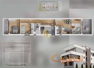 Savremena novogradnja u manjem stambenom objektu