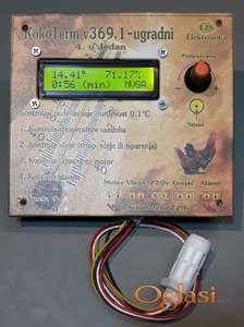 Termostat Vlagomer Tajmer Alarm za inkubator v369 ugradni