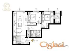 Prodaja stanova Petrovaradin –trosoban stan Novi Sad