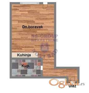 Garsonjera 26m2 Stara Detelinara