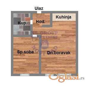 Odličan dvosoban stan u izgradnji na Bulevaru Patrijarha Pavla! 39m2