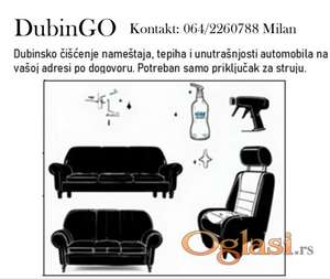Dubinsko Čišćenje Nameštaja, Tepiha i Auta - Beograd, Smederevo, Požarevac - DubinGO