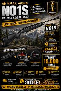 Najjaca vazdusna puska kalibar 4.5mm