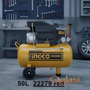 Ingco Kompresor vazduha, 50 L, 1 KW AC255081E