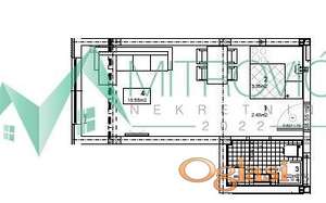 Novi Sad, Telep - Garsonjera sa povratom PDV 28m2 
