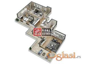 4,0  Vozdovac , Vojvode Stepe , perfektan penthouse , nov ID#2542