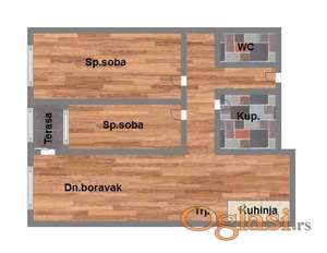 Trosoban - 62m2 - Telep!