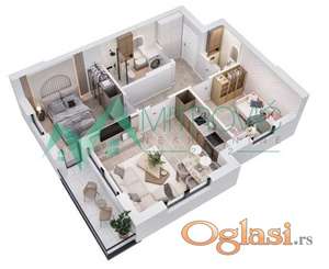 1004815 VRDNIK – STAN 55 m², PAMETNI HOME SISTEM, NOVI STANDARD STANOVANJA 