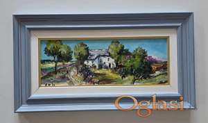 Ulje na platnu - Mediteranska oaza