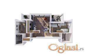 Trosoban 72m2, Grbavica