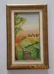 Ulje na lesonitu - Staza prema domu