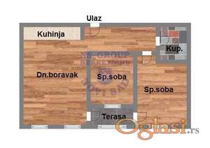 Trosoban - 51m2 - PDV - Vrhunski kvalitet