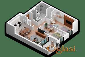 Podbara,trosoban,izgradnja