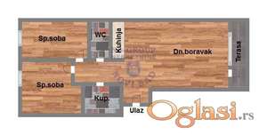 Trosoban,odlican,Telep