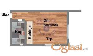 Garsonjera, 24m2 Adice