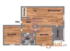 Odličan dvoiposoban u izgradnji, pouzdan investitor! Rok izgradnje mart 2026.