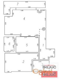 BULEVAR EVROPE, 77 m2, Trosoban sa pdv