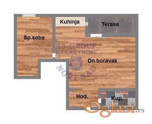 Dvosoban u izgradnji na top lokaciji