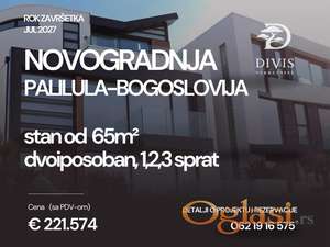 Dvoiposoban stan na Karaburmi, 65m2, u izgradnji