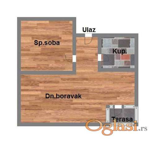 Dvosoban stan na Telepu u izgradnji