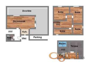 Petosoban stan u izgradnji, parking mesto, bazen