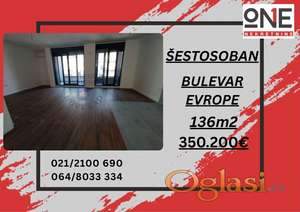 Šestosoban stan u novoizgrađenoj zgradi.